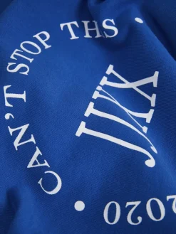 JXBEATRICE LOOSE LS SWEAT SWT NOOS blue iolite