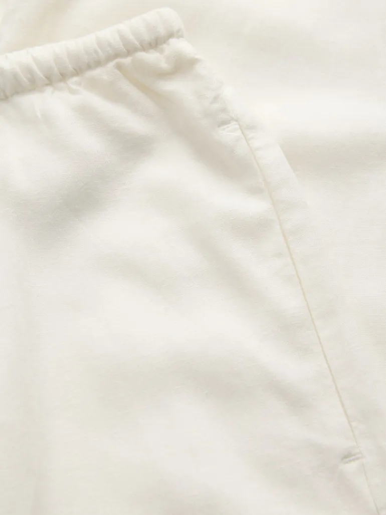 JXBREEZE FLORA SUMMER MW PANTS WVN SN blanc de blanc