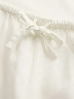 JXBREEZE FLORA SUMMER MW PANTS WVN SN blanc de blanc