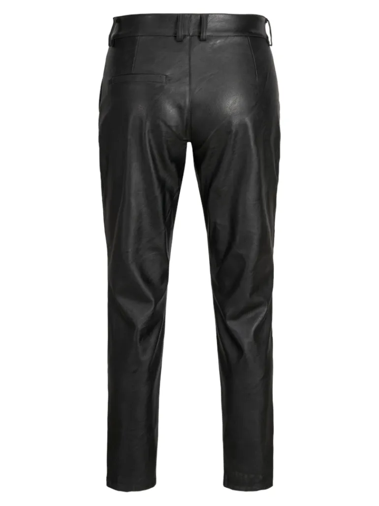 JXCATIE FAUX LEATHER PANTS NOOS black
