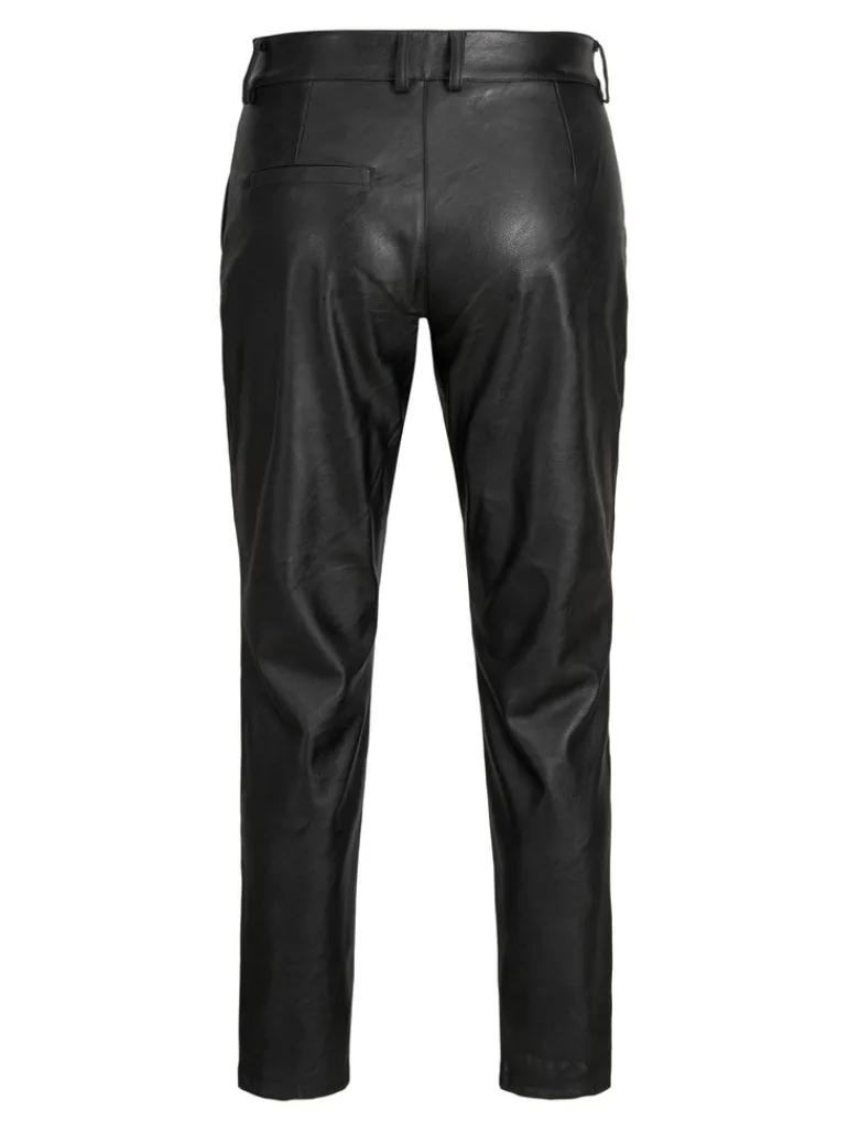 JXCATIE FAUX LEATHER PANTS NOOS black