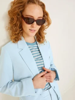 JXCHLOE OVERSIZED BLAZER NOOS baby blue