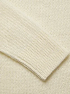 JXEMBER FLUFFY CREW NECK KNIT vanilla ice
