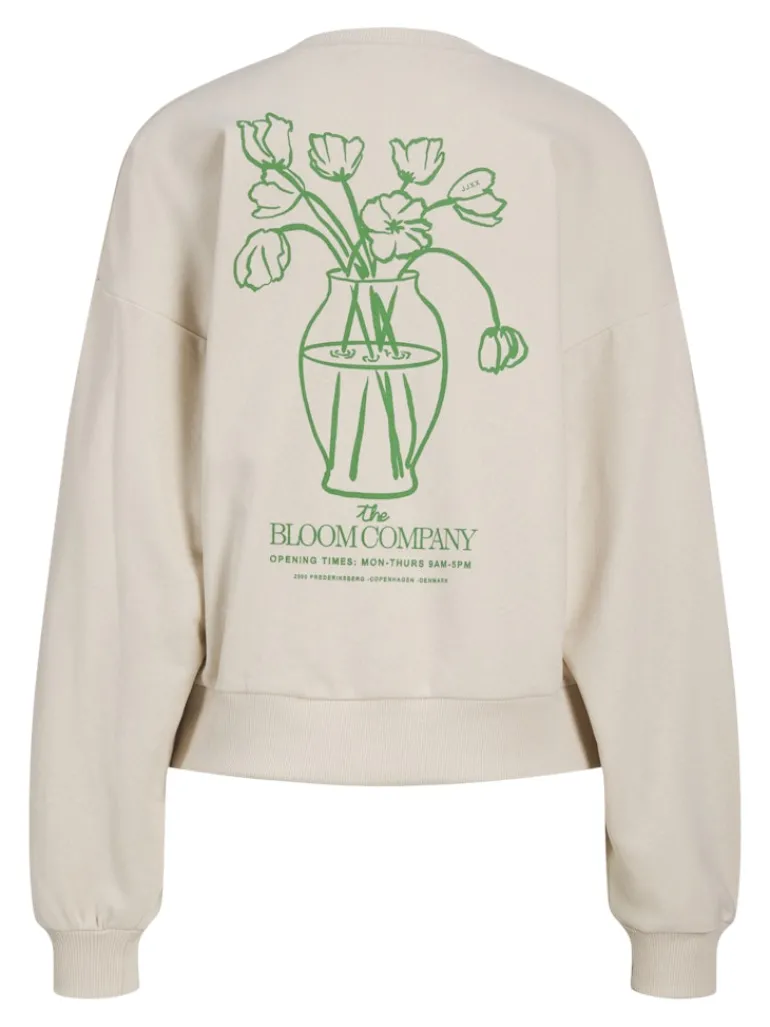 JXENYA RLX SHORT LS CREW SWT moonbeam