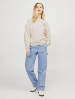 JXENYA RLX SHORT LS CREW SWT moonbeam