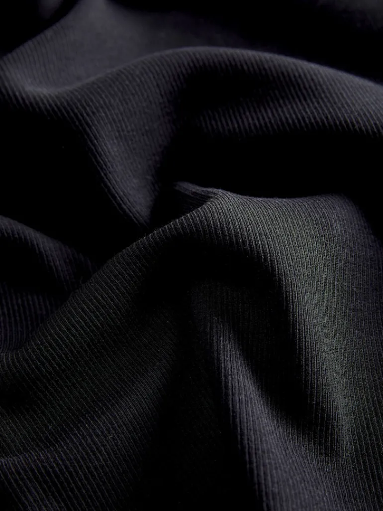 JXFIFI STR 3/4 BOATNECK TOP JRS NOOS black