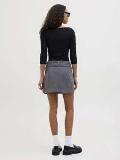 JXFIFI STR 3/4 BOATNECK TOP JRS NOOS black