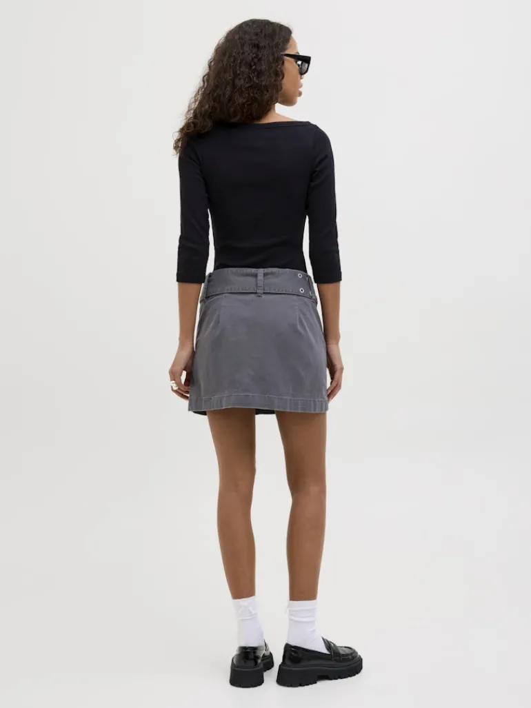 JXFIFI STR 3/4 BOATNECK TOP JRS NOOS black