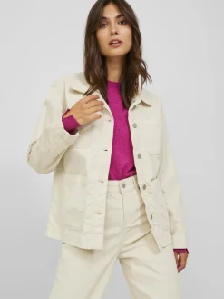 -JXGELLY RLX CORD OVERSHIRT SN bone white