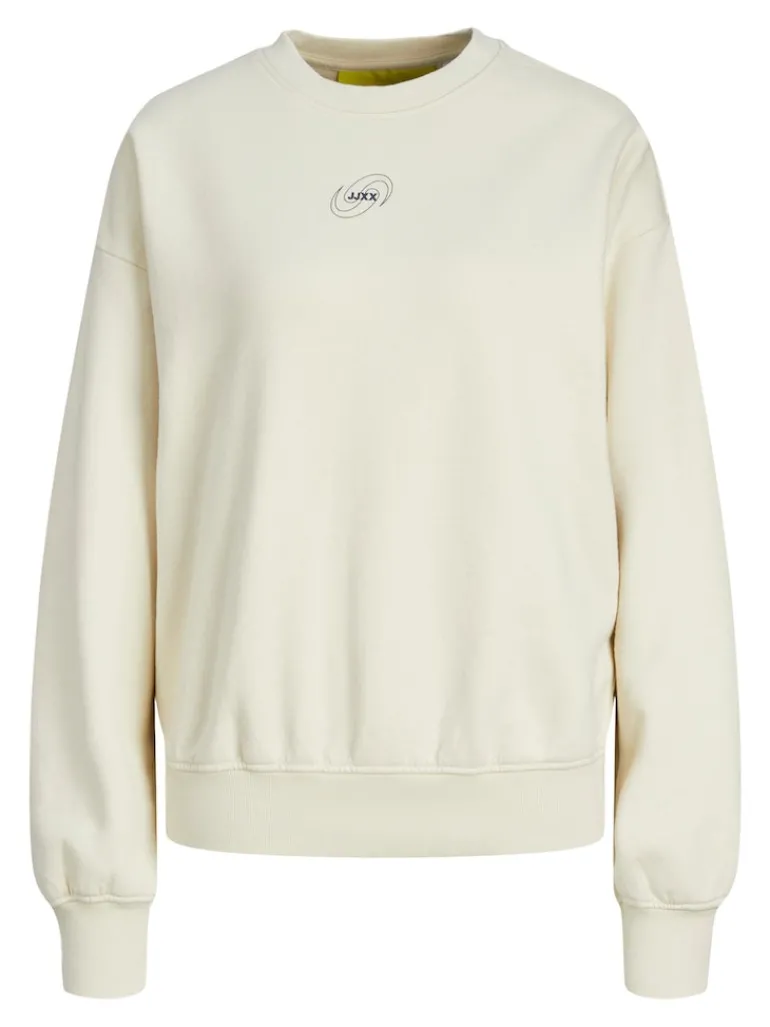 JXJADA SOFT LOOSE LS SWEAT SWT SN bone white