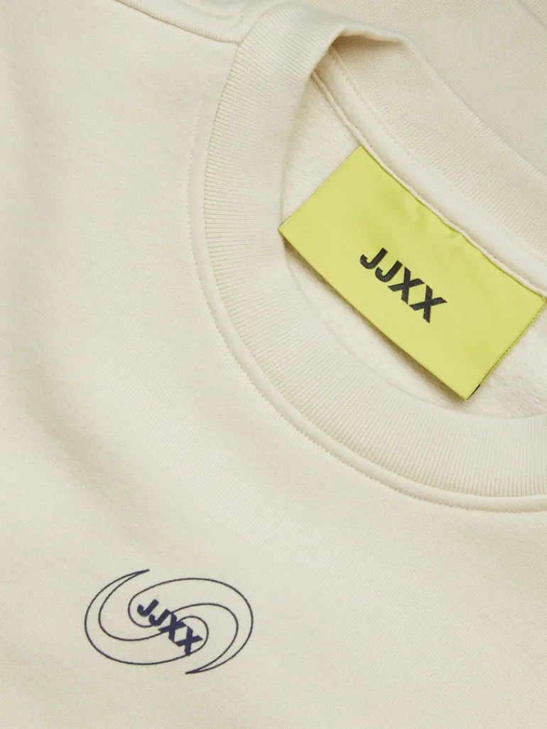 JXJADA SOFT LOOSE LS SWEAT SWT SN bone white