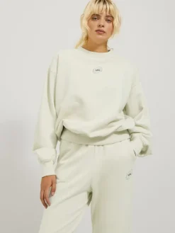JXJADA SOFT LOOSE LS SWEAT SWT SN bone white