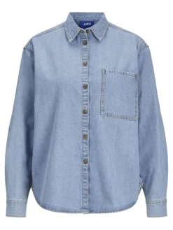 JXJADE COMF LS SHIRT DNM light blue denim