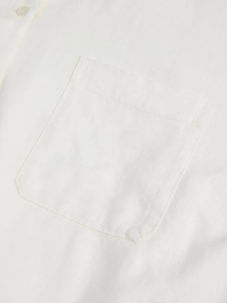 JXJAMIE BREEZE SUMMER LS SHIRT WVN SN blanc de blanc