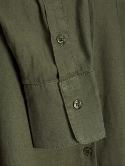 JXJAMIE BREEZE SUMMER LS SHIRT WVN SN dusty olive
