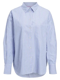 JXJAMIE LS RELAXED POPLIN SHIRT WVN NOOS navy blazer