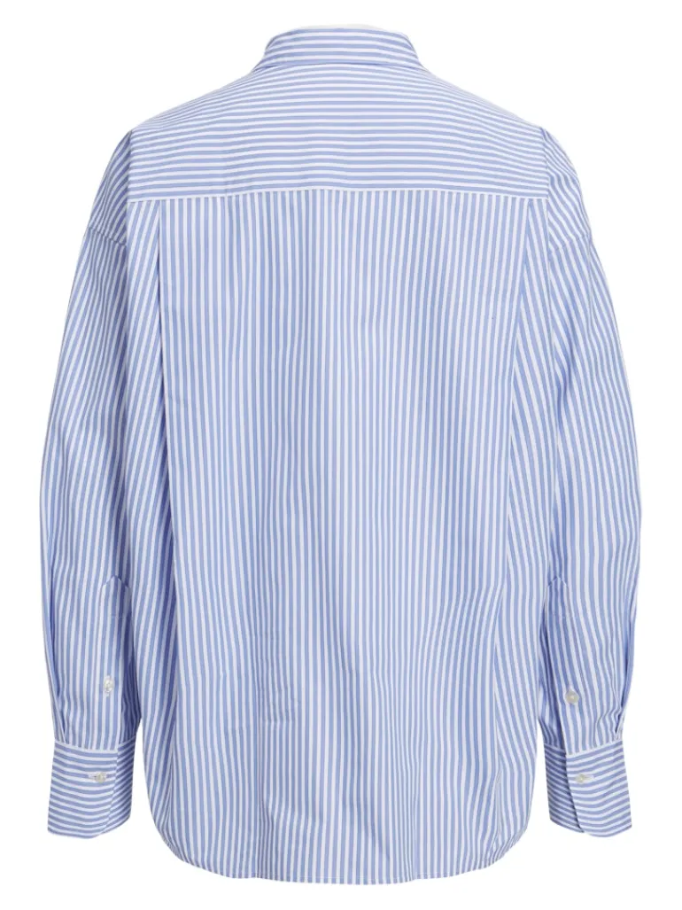 JXJAMIE LS RELAXED POPLIN SHIRT WVN NOOS navy blazer