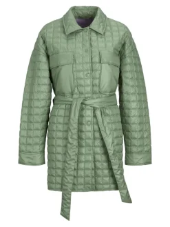JXLAIN QUILTED COAT OTW loden frost