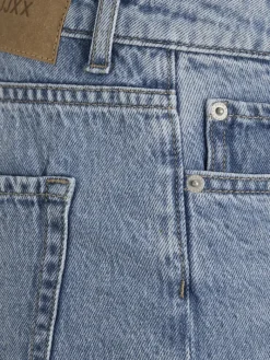 JXLAURA LONG MW DENIM SHORTS DNM SN light blue denim
