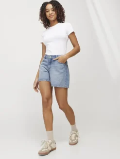 JXLAURA SHORT MW DENIM SHORTS DNM SN light blue denim