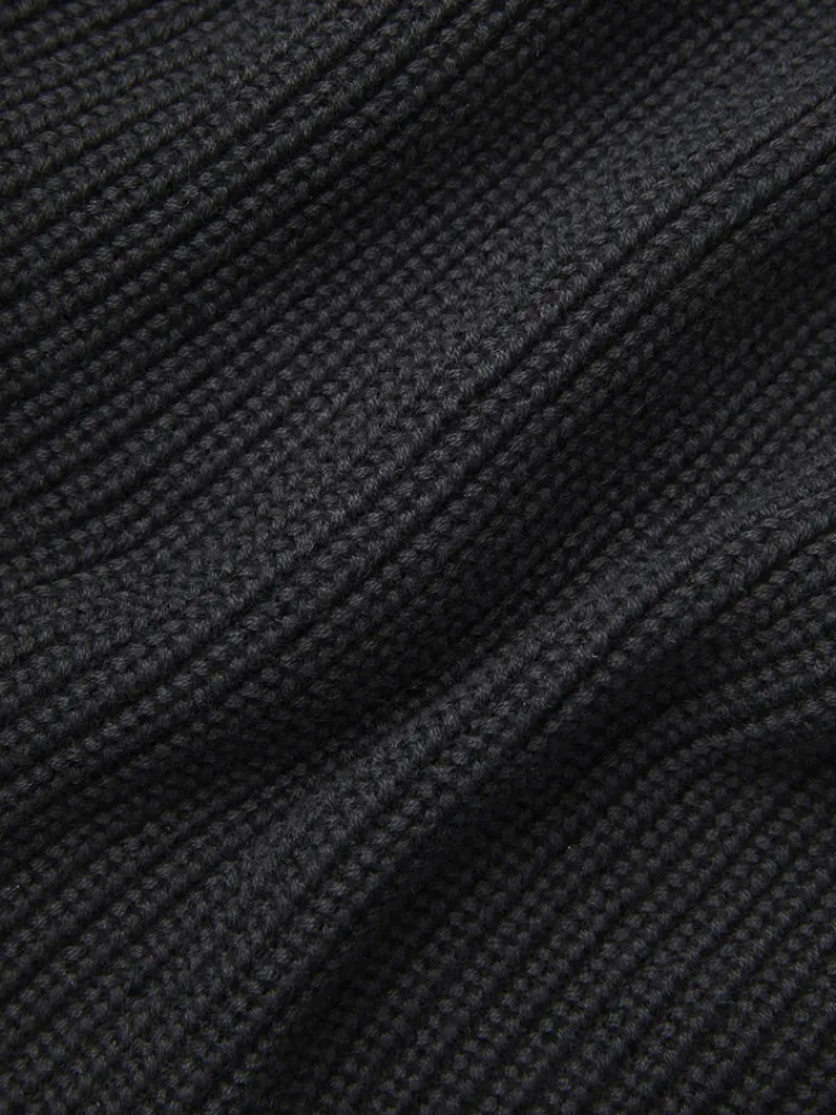 JXLIV TWIST CROP HIGH NECK KNIT black