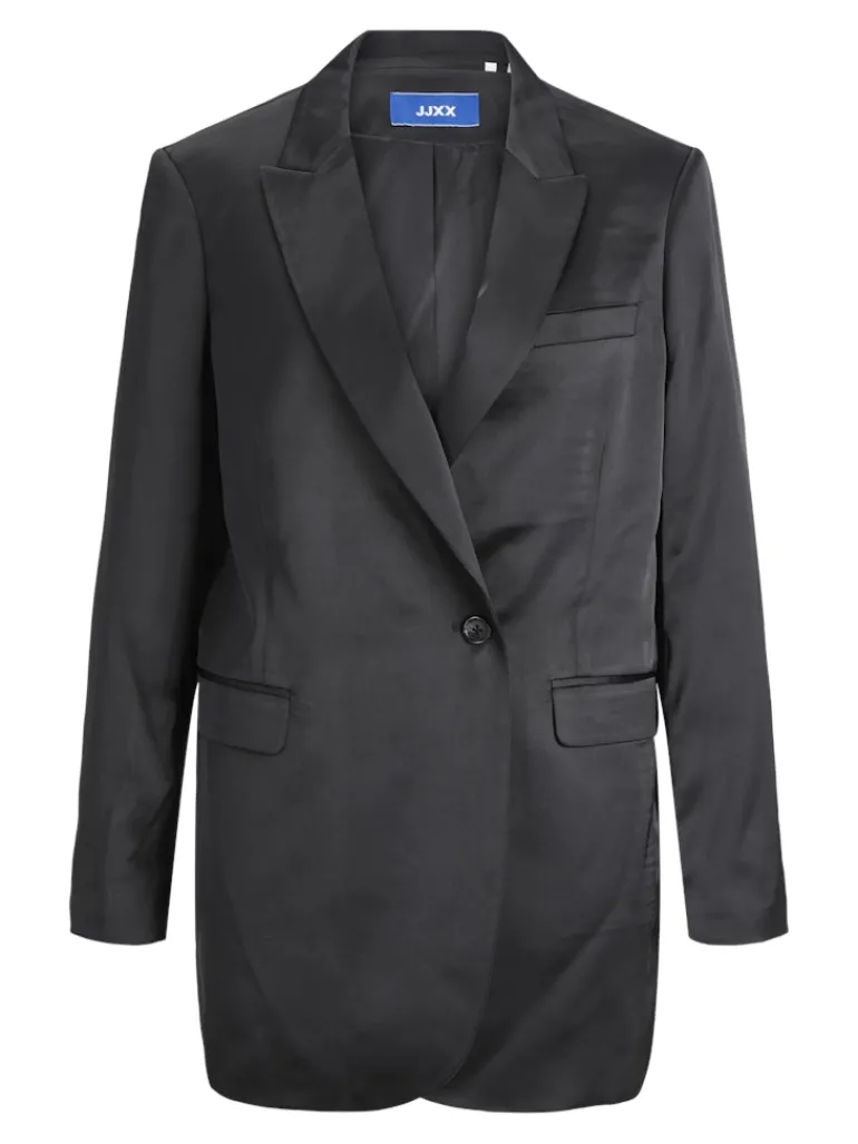 JXMARY SATIN BLAZER black