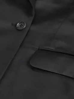 JXMARY SATIN BLAZER black