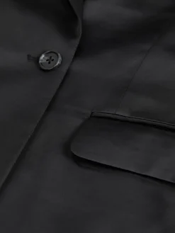 JXMARY SATIN BLAZER black