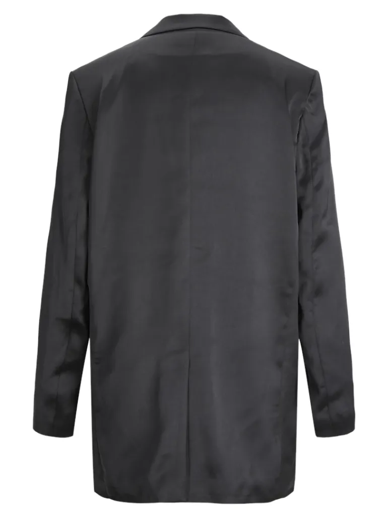 JXMARY SATIN BLAZER black