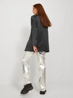 JXMARY SATIN BLAZER black