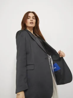 JXMARY SATIN BLAZER black