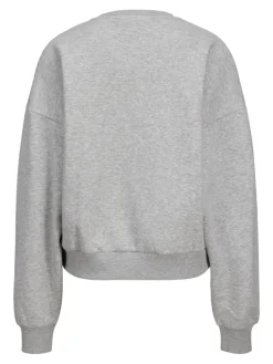 JXMERLE RLX SHORT LS CREW SWT LN light grey melange1