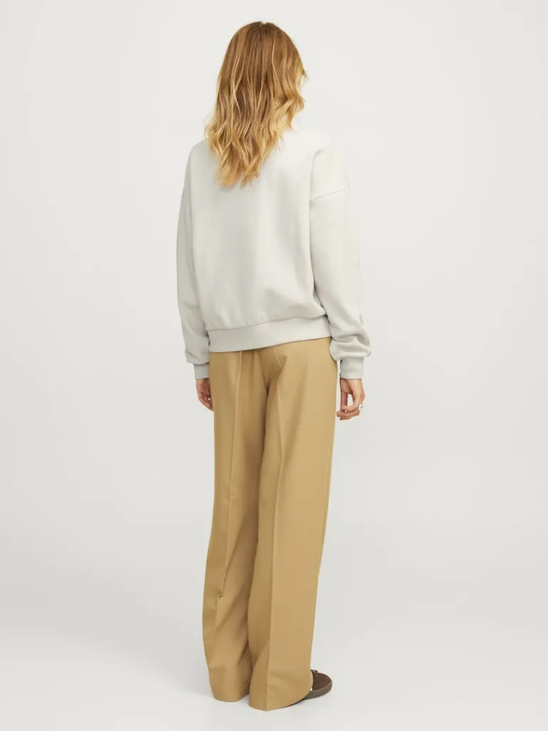 JXMERLE RLX SHORT LS CREW SWT LN moonbeam
