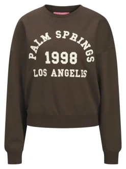 JXMERLE RLX SHORT LS CREW SWT LN bracken