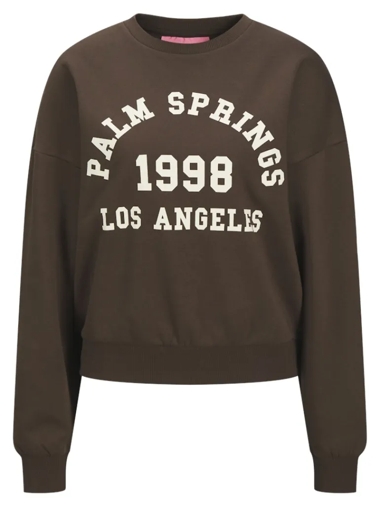 JXMERLE RLX SHORT LS CREW SWT LN bracken