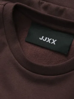 JXMERLE RLX SHORT LS CREW SWT LN sassafras
