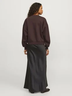 JXMERLE RLX SHORT LS CREW SWT LN sassafras