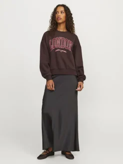 JXMERLE RLX SHORT LS CREW SWT LN sassafras