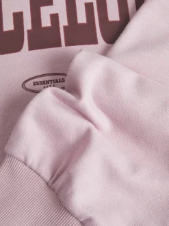 JXMERLE SPRING RLX SHORT LS CREW SWT LN mauve shadows