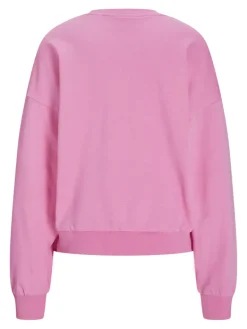 JXMERLE SPRING RLX SHORT LS CREW SWT LN morning glory