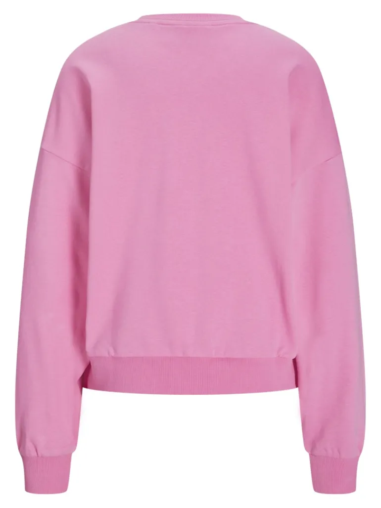 JXMERLE SPRING RLX SHORT LS CREW SWT LN morning glory