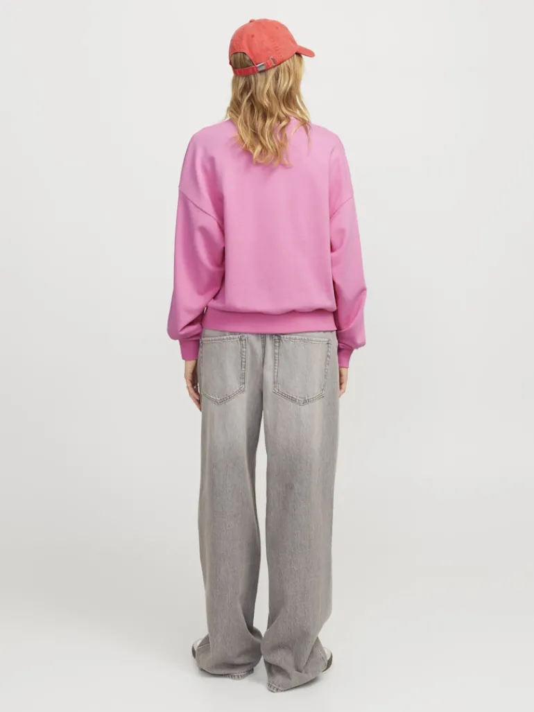 JXMERLE SPRING RLX SHORT LS CREW SWT LN morning glory