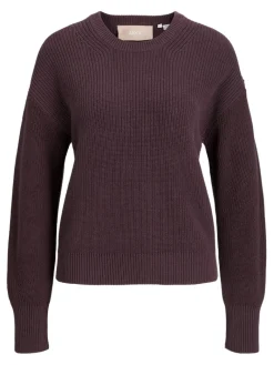 JXMILA TWIST CREW NECK KNIT NOOS sassafras
