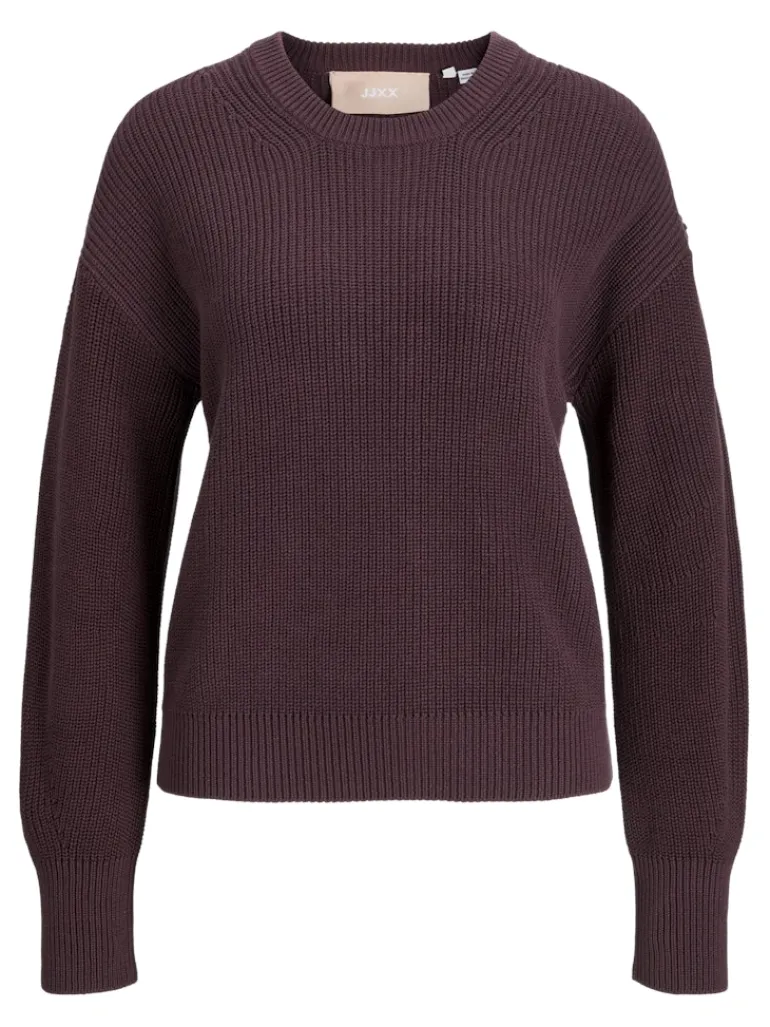 JXMILA TWIST CREW NECK KNIT NOOS sassafras
