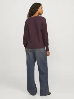 JXMILA TWIST CREW NECK KNIT NOOS sassafras