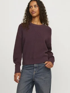 JXMILA TWIST CREW NECK KNIT NOOS sassafras