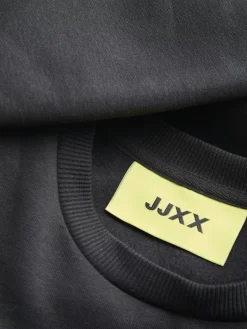 JXMIMI RLX LS PRINT CREW SWT black
