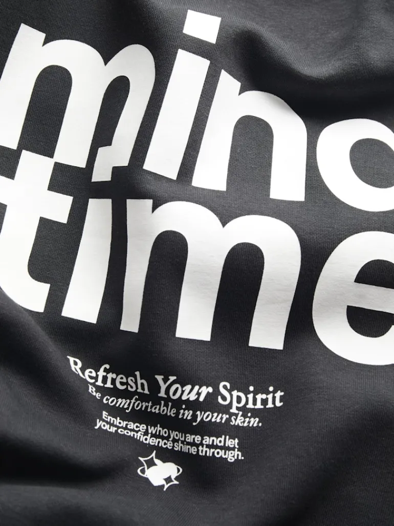 JXMIMI RLX LS PRINT CREW SWT black