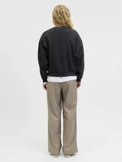 JXMIMI RLX LS PRINT CREW SWT black