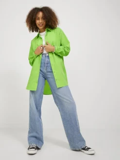 JXMISSION LS OVERSIZE SHIRT NOOS green flash